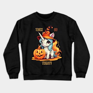 Kawaii Halloween Unicorn Crewneck Sweatshirt